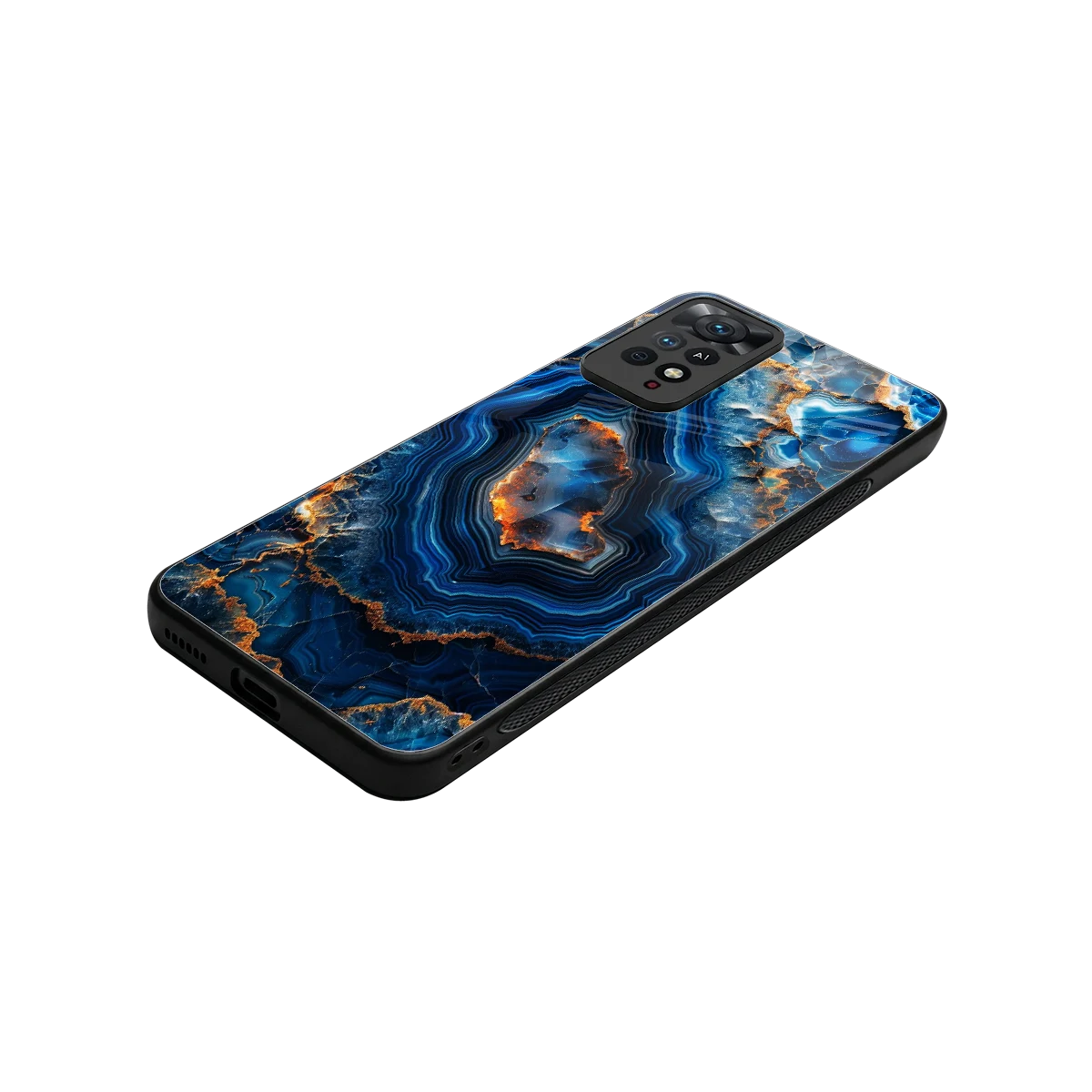 Sapphire Granite stylish phone case for redmi note 11 pro | glossy glass and slim fit
