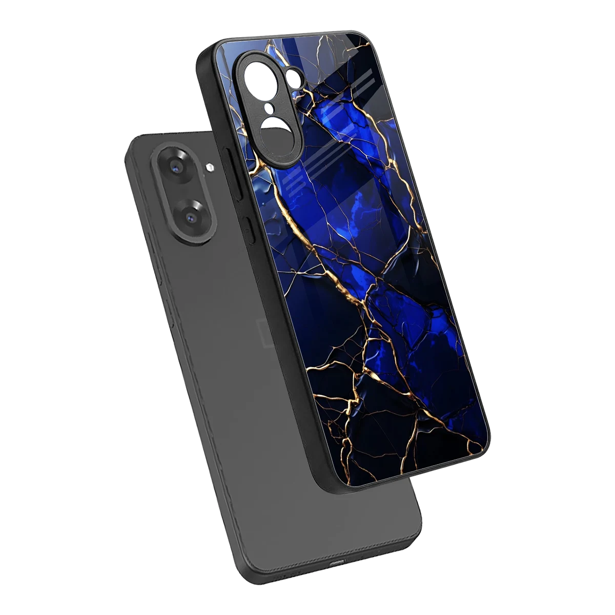 Sapphire Royal sleek oneplus nord ce5 5g cover with tempered glass back and TPU edges