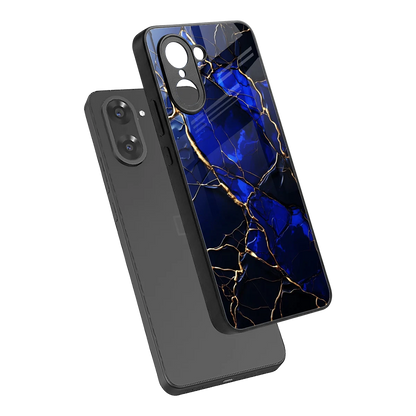 Sapphire Royal sleek oneplus nord ce5 5g cover with tempered glass back and TPU edges