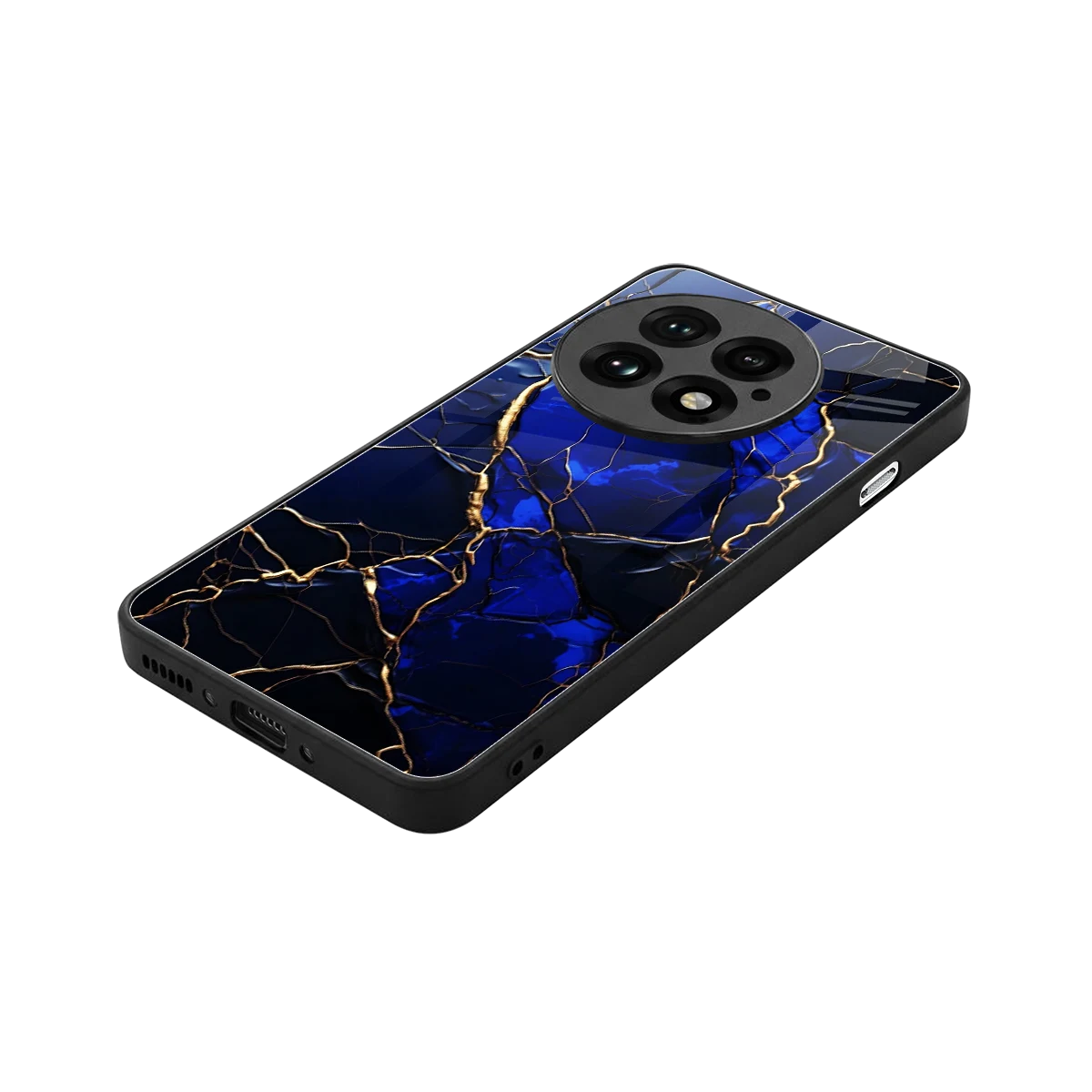 Sapphire Royal stylish phone case for oneplus 13 | glossy glass and slim fit