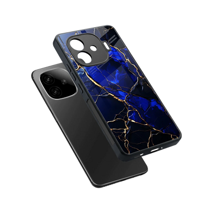 Sapphire Royal sleek iqoo neo 10r 5g cover with tempered glass back and TPU edges