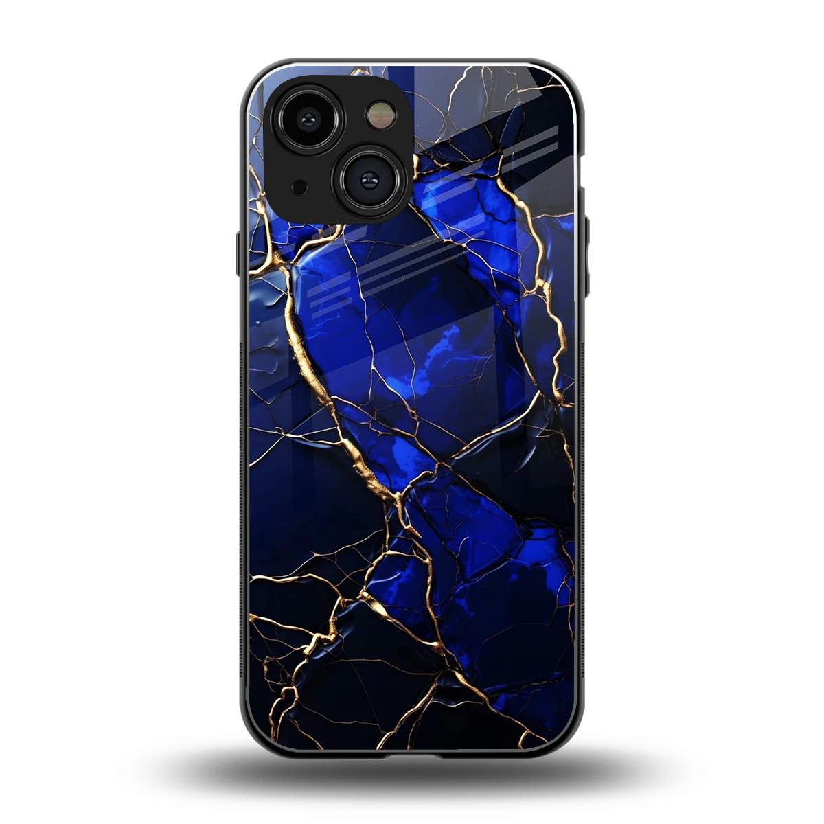 Sapphire Royal back phone cover | glass case for iphone 13 mini