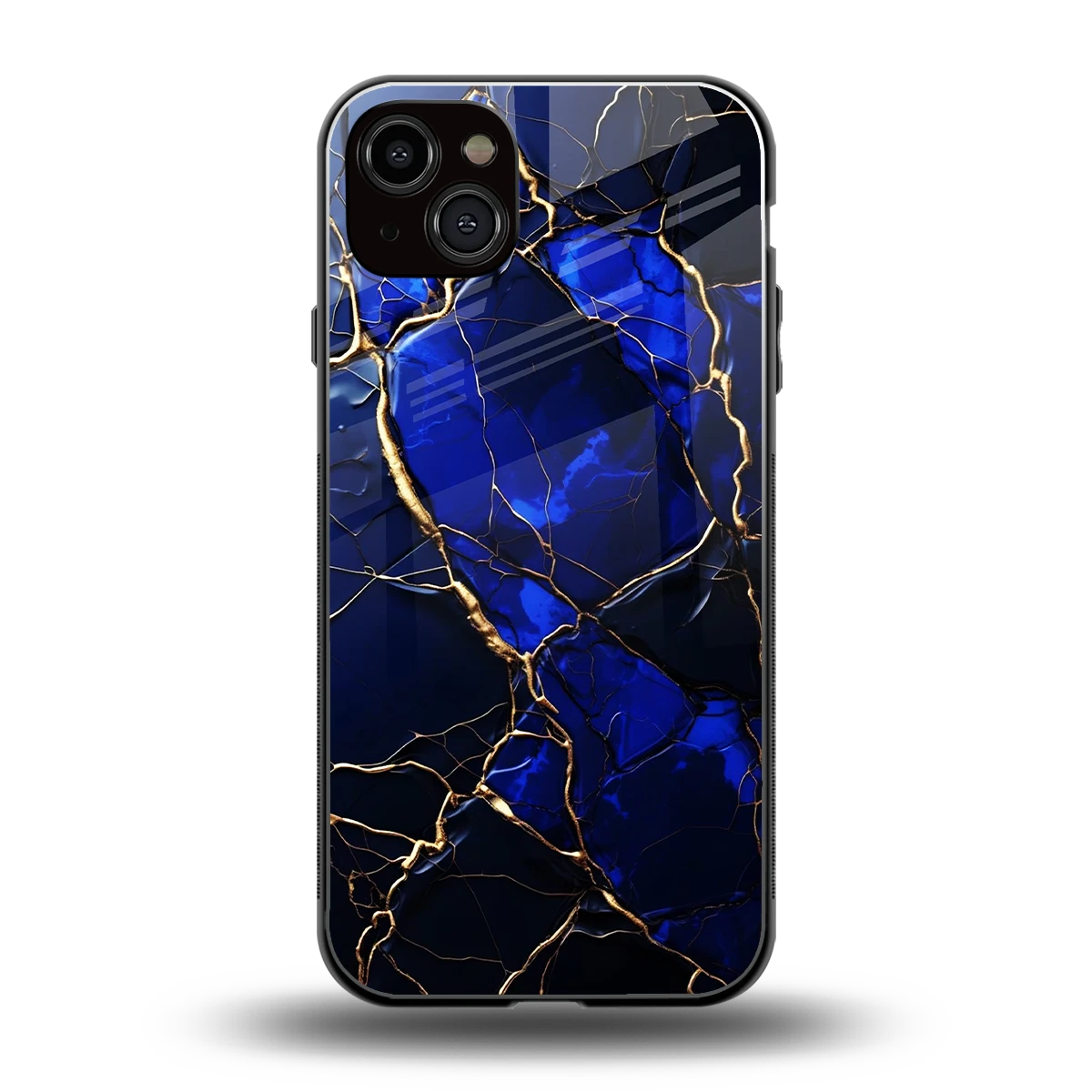 Sapphire Royal back phone cover | glass case for iphone 14 plus