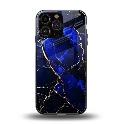 Sapphire Royal back phone cover | glass case for iphone 15 pro max