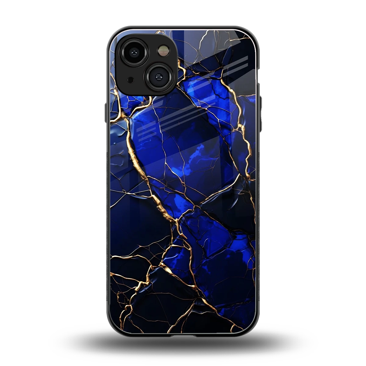 Sapphire Royal back phone cover | glass case for iphone 15