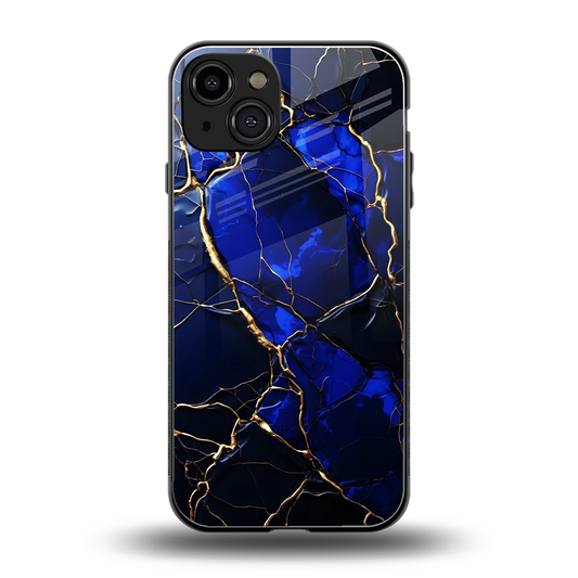Sapphire Royal back phone cover | glass case for iphone 15