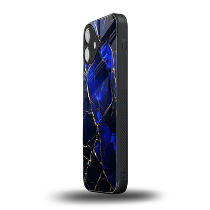 Sapphire Royal iphone 16 plus mobile cover | shockproof glass phone case