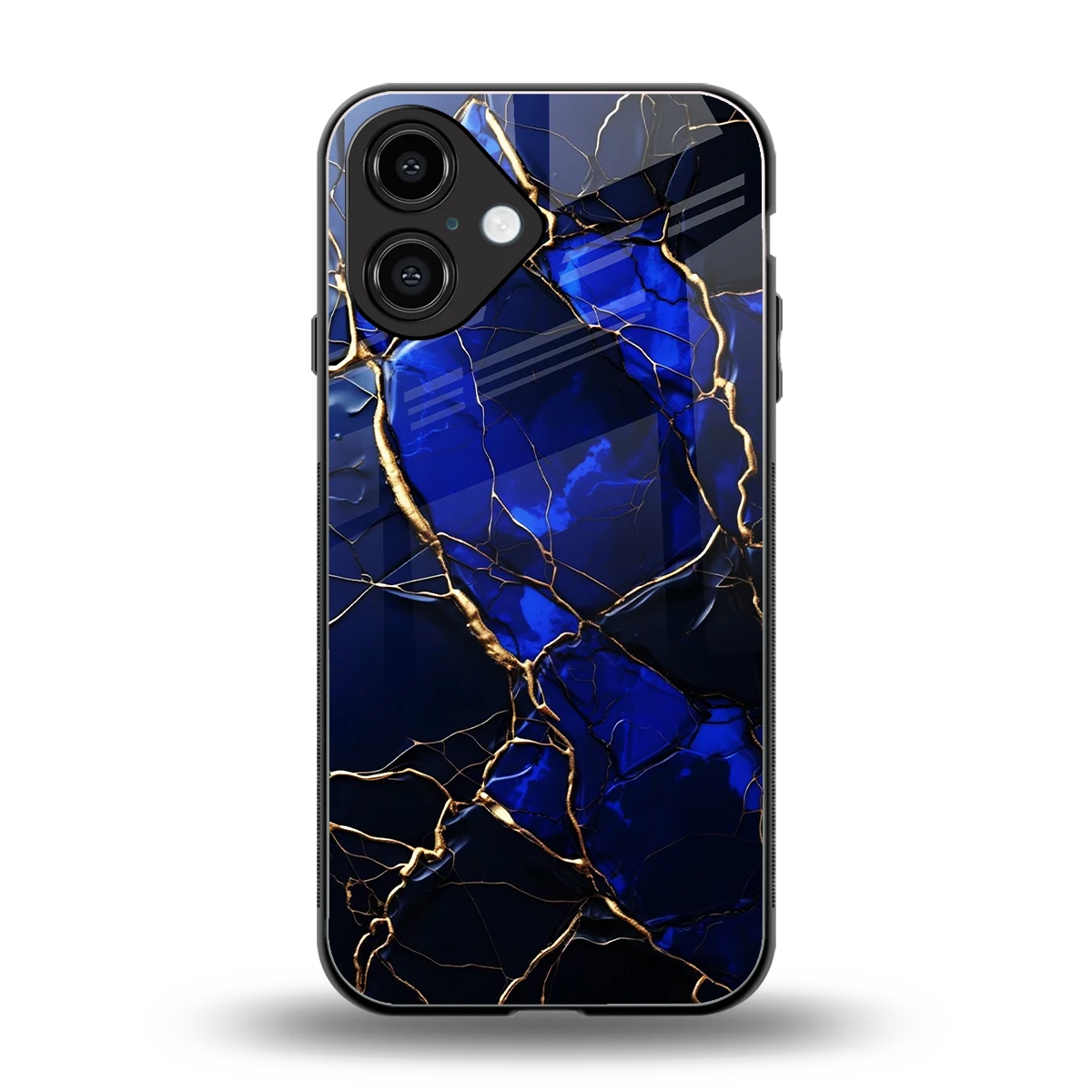 Sapphire Royal back phone cover | glass case for iphone 16