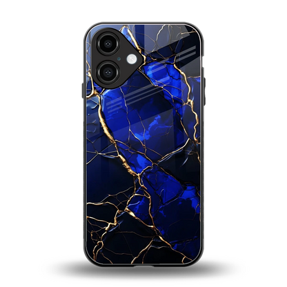 Sapphire Royal back phone cover | glass case for iphone 16