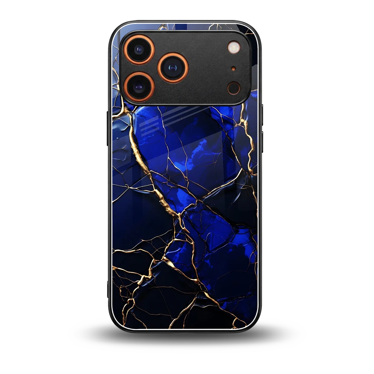 Sapphire Royal back phone cover | glass case for iphone 17 pro