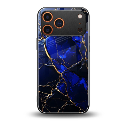 Sapphire Royal back phone cover | glass case for iphone 17 pro max
