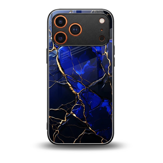 Sapphire Royal back phone cover | glass case for iphone 17 pro max
