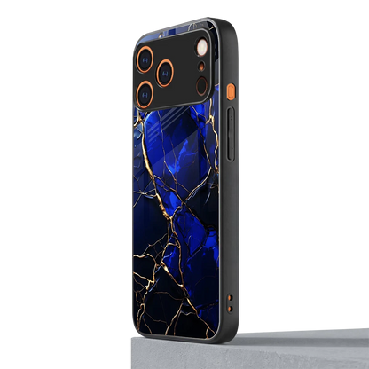 Sapphire Royal iphone 17 pro mobile cover | shockproof glass phone case