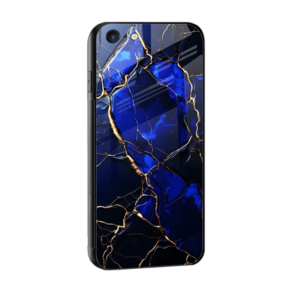 Sapphire Royal sleek iphone 6s cover with tempered glass back and TPU edges