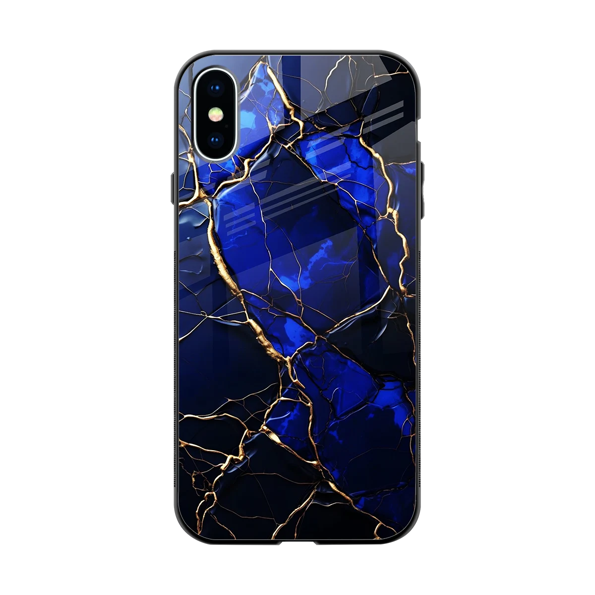 Sapphire Royal back phone cover | glass case for iphone xs
