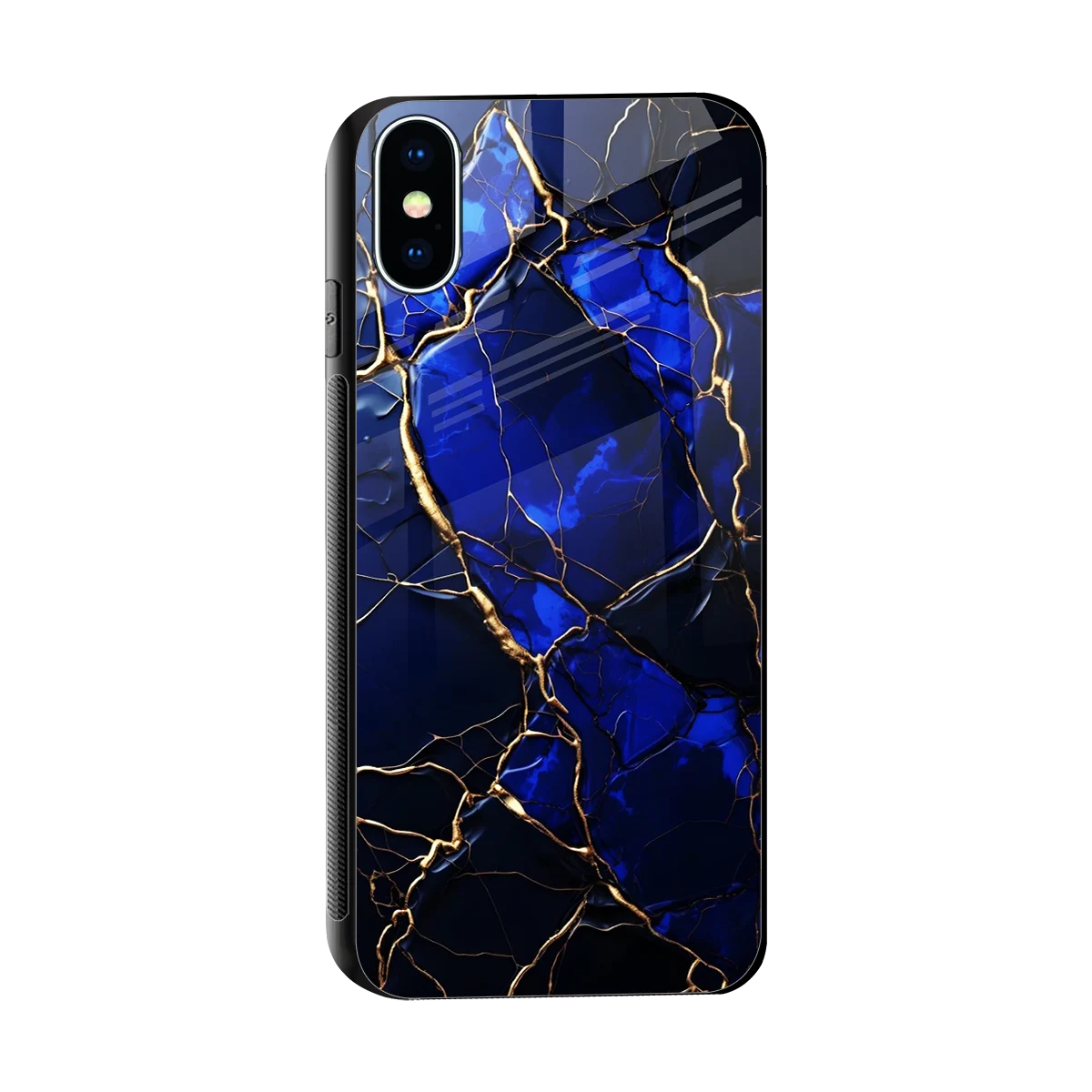 Sapphire Royal sleek iphone x cover with tempered glass back and TPU edges