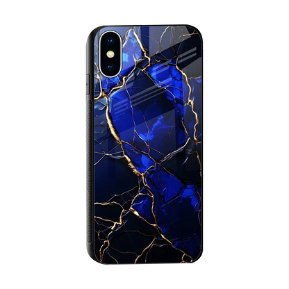 Sapphire Royal sleek iphone x cover with tempered glass back and TPU edges