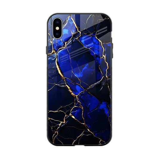 Sapphire Royal back phone cover | glass case for iphone xs max