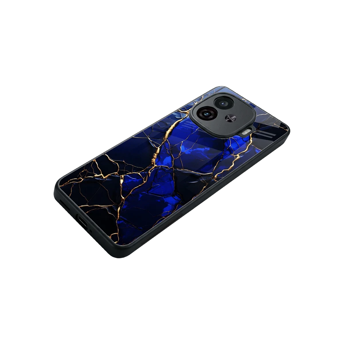 Sapphire Royal stylish phone case for iqoo neo 10r 5g | glossy glass and slim fit