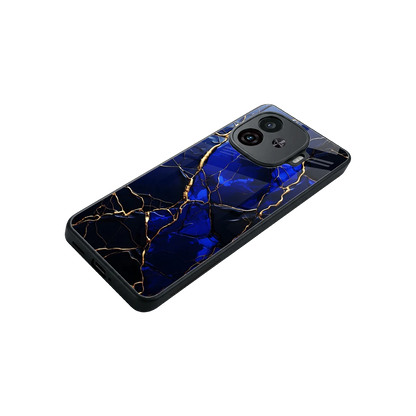 Sapphire Royal stylish phone case for iqoo neo 10r 5g | glossy glass and slim fit