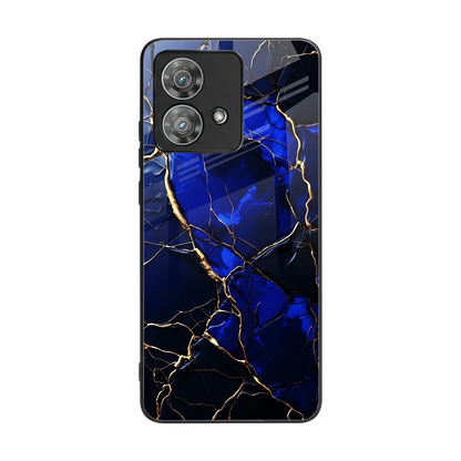 Sapphire Royal back phone cover | glass case for motorola edge 40 neo 5g