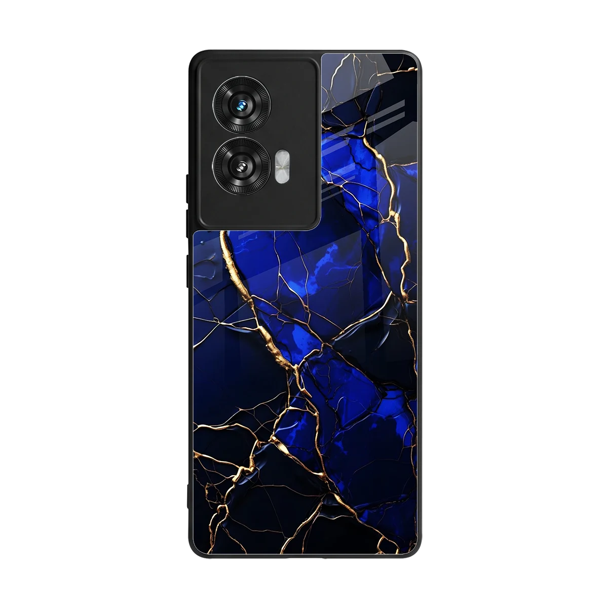 Sapphire Royal back phone cover | glass case for motorola edge 50 fusion