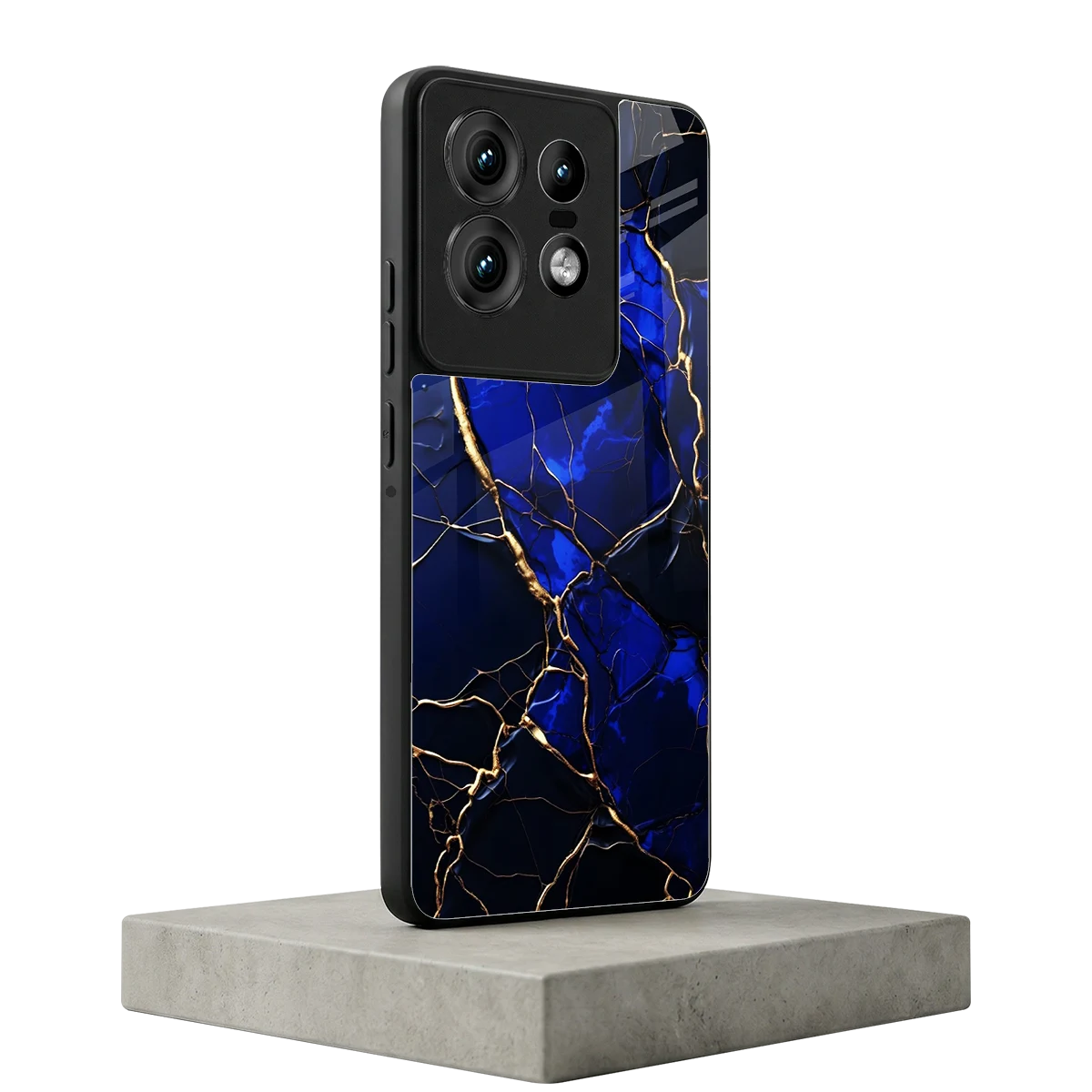 Sapphire Royal motorola edge 50 pro mobile cover | shockproof glass phone case