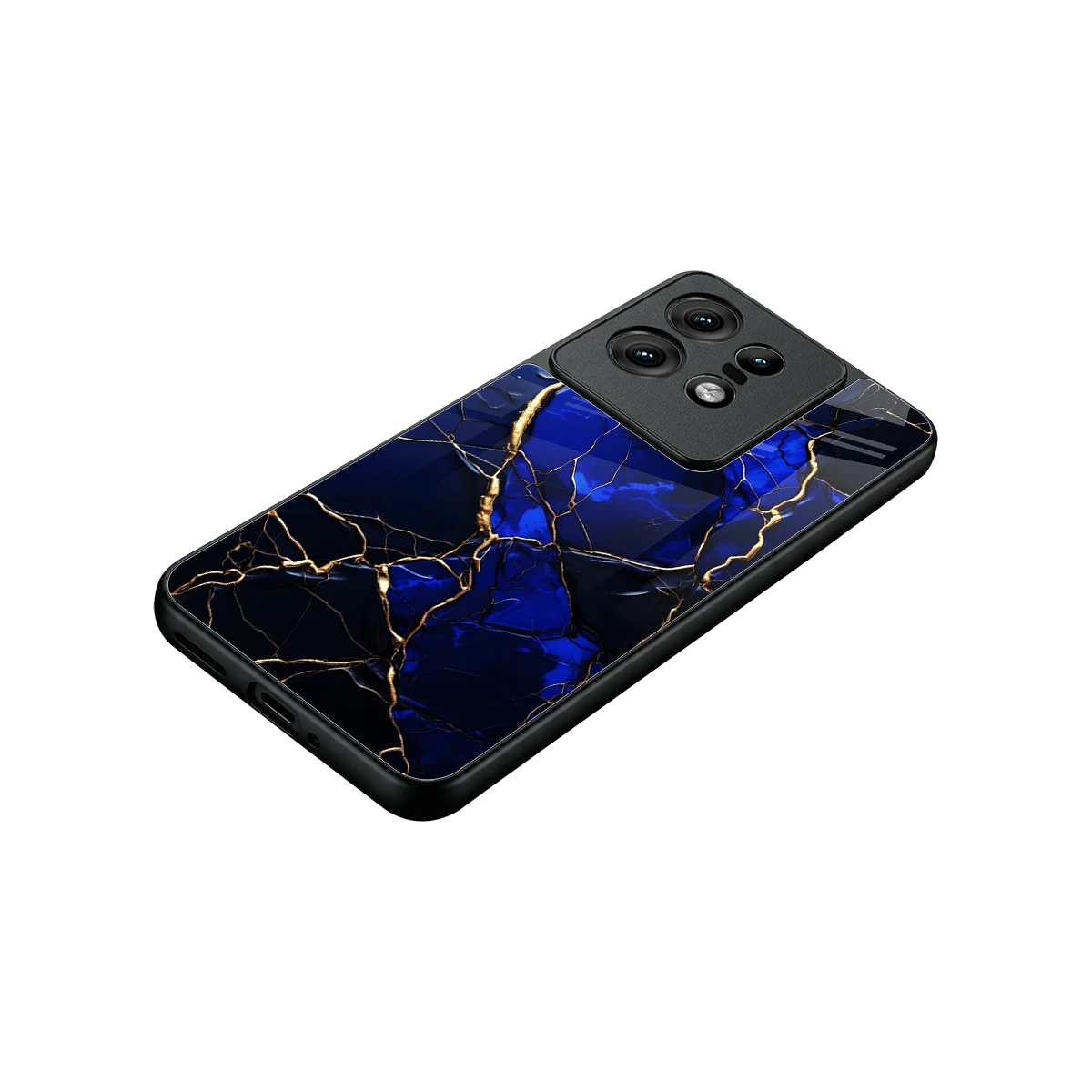 Sapphire Royal stylish phone case for motorola edge 50 pro | glossy glass and slim fit