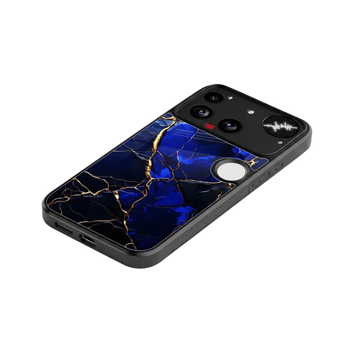 Sapphire Royal stylish phone case for nothing phone 3 | glossy glass and slim fit
