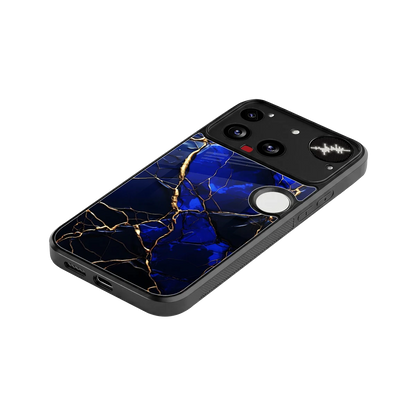 Sapphire Royal stylish phone case for nothing phone 3 | glossy glass and slim fit