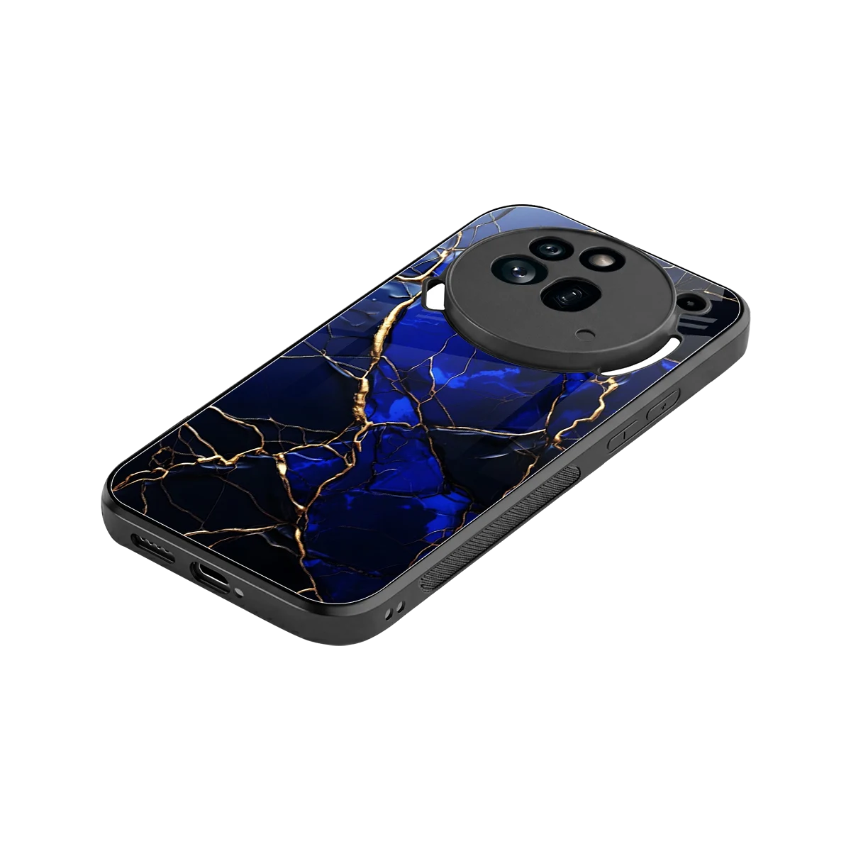 Sapphire Royal stylish phone case for nothing phone 3a pro | glossy glass and slim fit