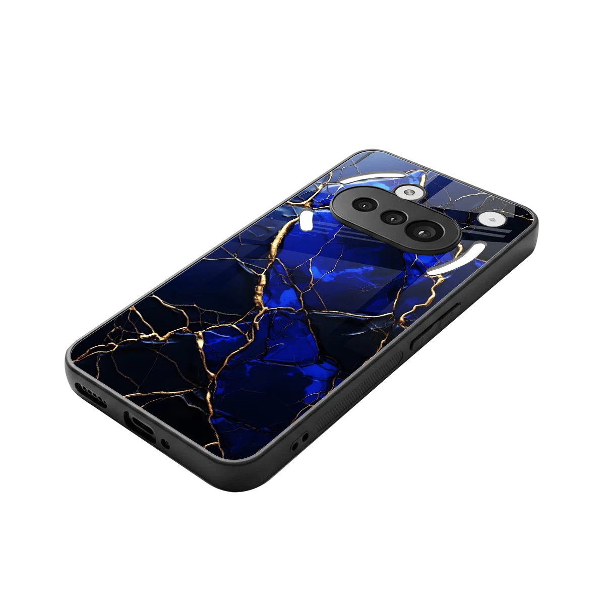Sapphire Royal stylish phone case for nothing phone 3a | glossy glass and slim fit