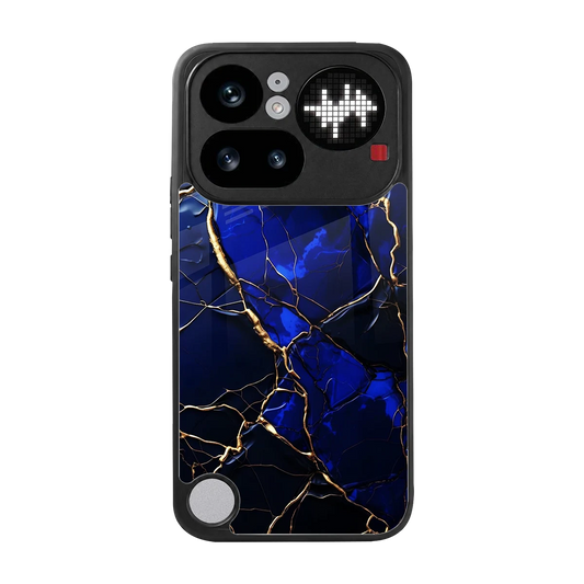 Sapphire Royal back phone cover | glass case for nothing phone 4a pro
