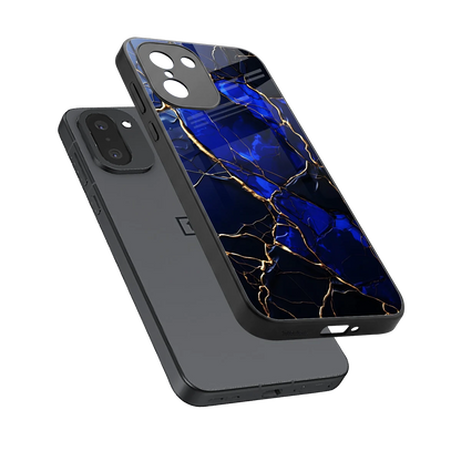 Sapphire Royal sleek oneplus 15r cover with tempered glass back and TPU edges