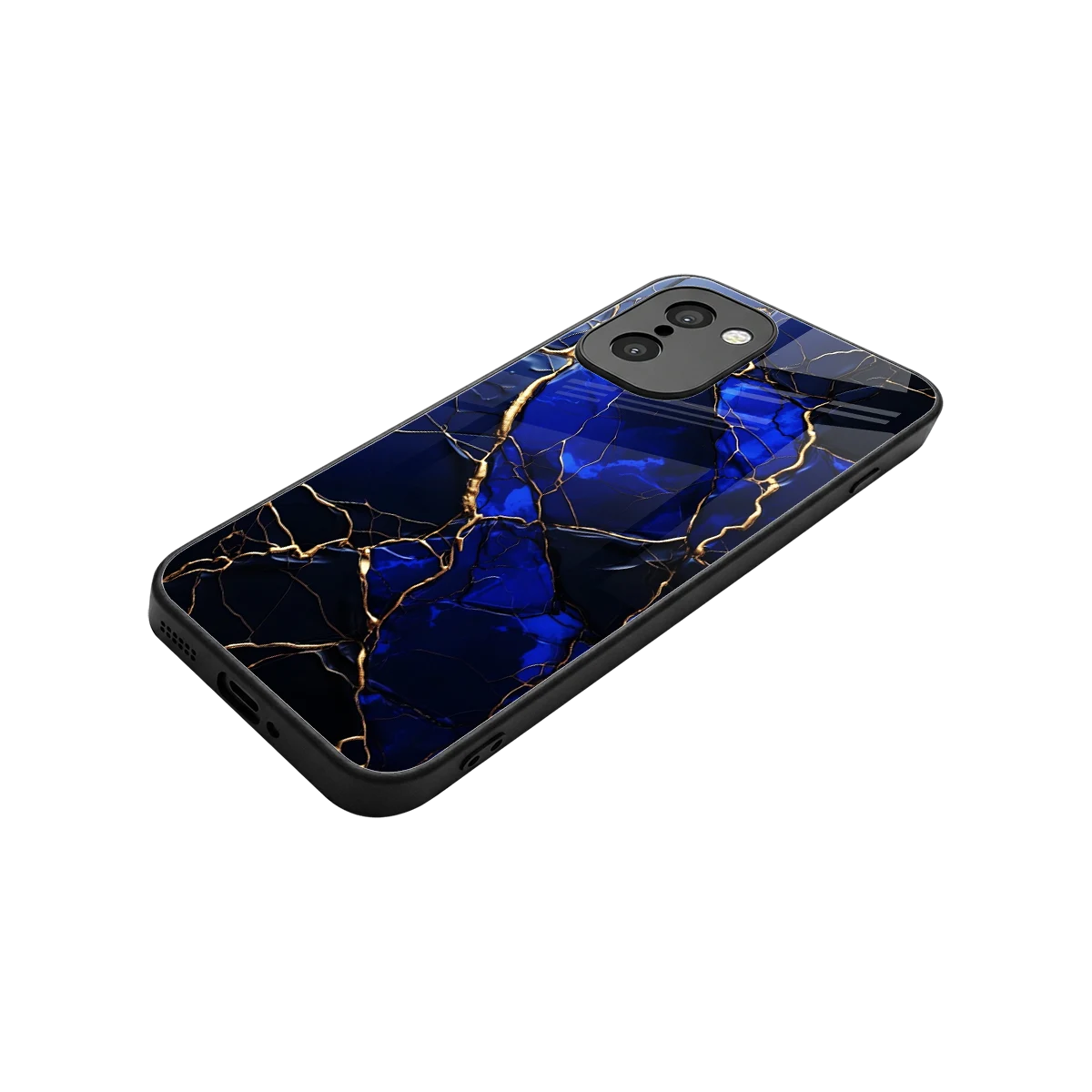 Sapphire Royal stylish phone case for oneplus 15r | glossy glass and slim fit