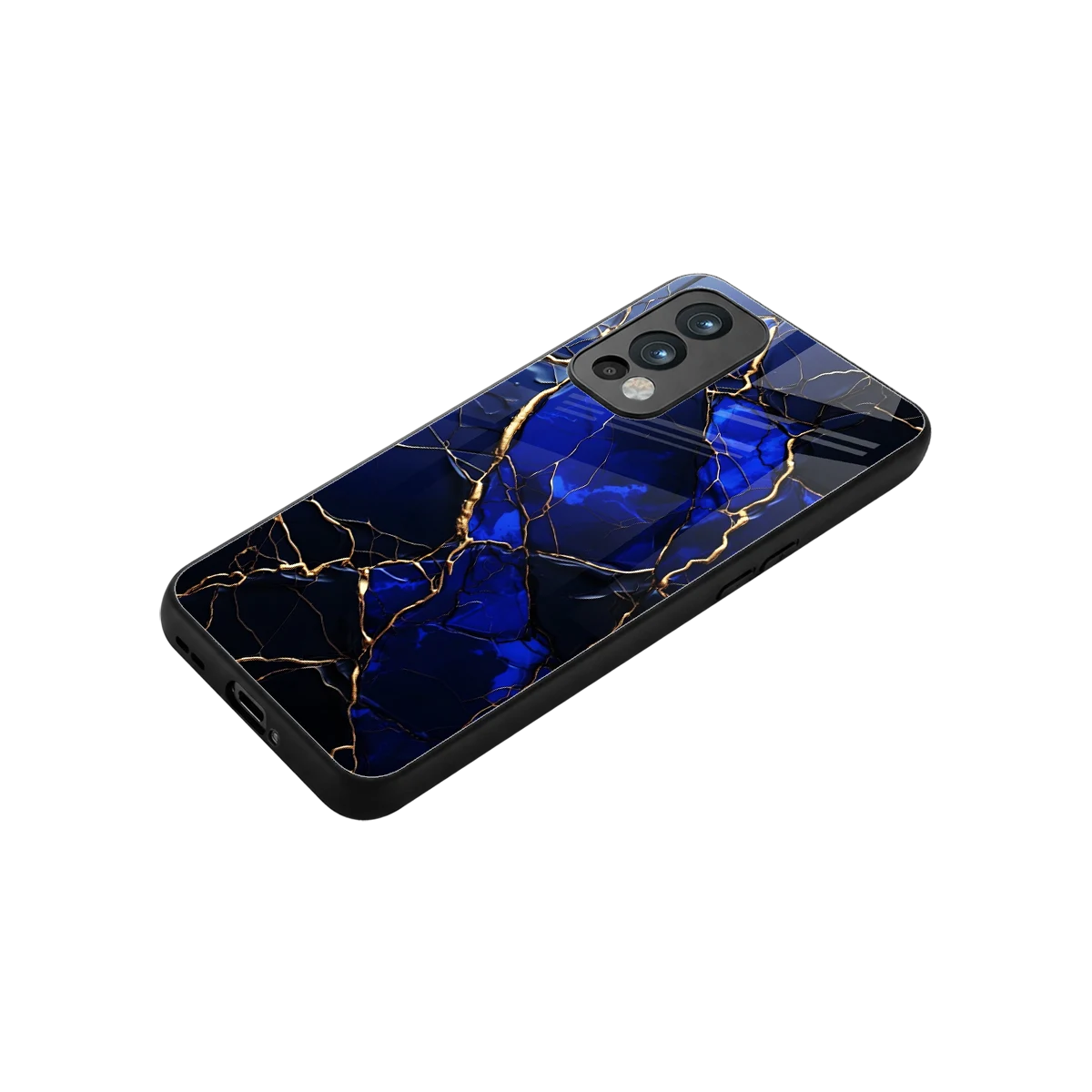 Sapphire Royal stylish phone case for oneplus nord 2 | glossy glass and slim fit