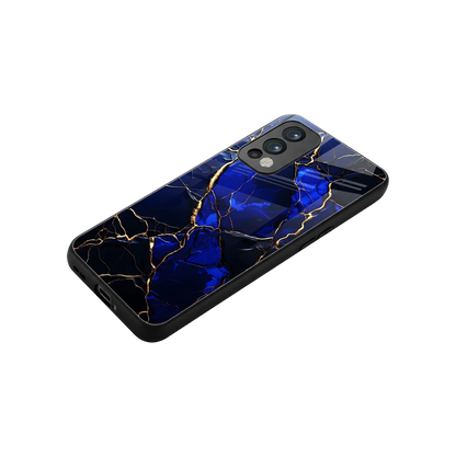 Sapphire Royal stylish phone case for oneplus nord 2 | glossy glass and slim fit
