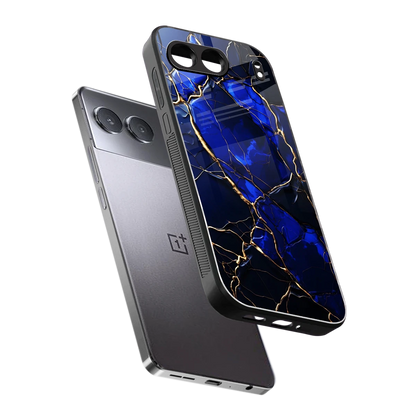 Sapphire Royal sleek oneplus nord 4 cover with tempered glass back and TPU edges