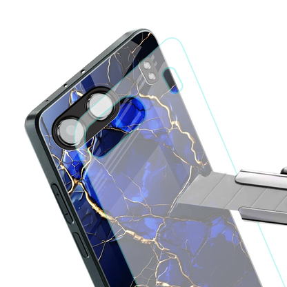 Sapphire Royal stylish phone case for oneplus nord 4 | glossy glass and slim fit