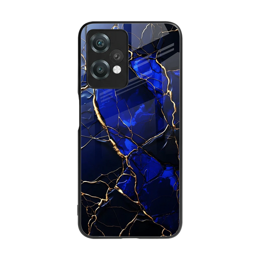 Sapphire Royal back phone cover | glass case for oneplus nord ce 2 lite