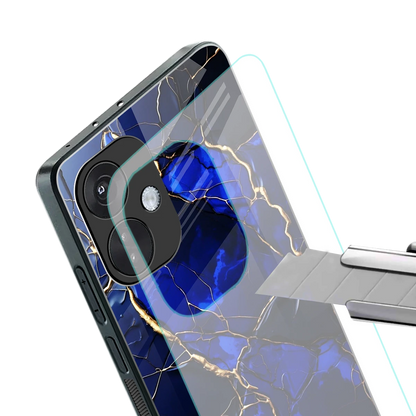 Sapphire Royal stylish phone case for oneplus nord ce 3 | glossy glass and slim fit