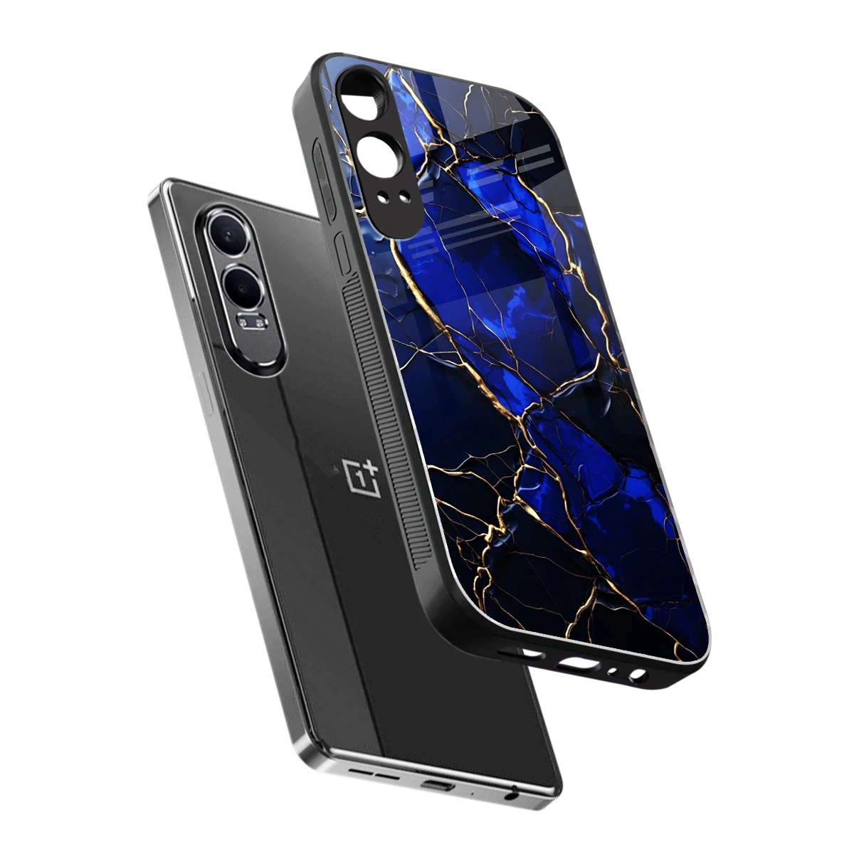 Sapphire Royal sleek oneplus nord ce 4 lite cover with tempered glass back and TPU edges