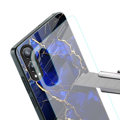 Sapphire Royal stylish phone case for oneplus nord ce 4 lite | glossy glass and slim fit