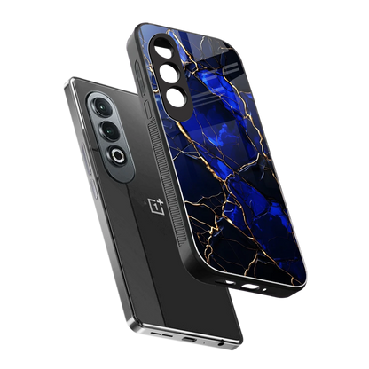 Sapphire Royal sleek oneplus nord ce 4 cover with tempered glass back and TPU edges