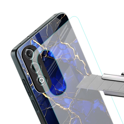 Sapphire Royal stylish phone case for oneplus nord ce 4 | glossy glass and slim fit