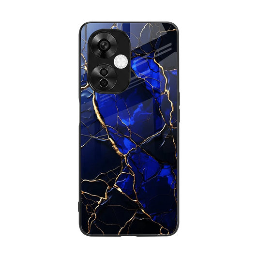 Sapphire Royal back phone cover | glass case for oneplus nord ce 3 lite