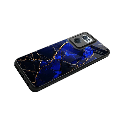 Sapphire Royal stylish phone case for oneplus nord ce 2 | glossy glass and slim fit