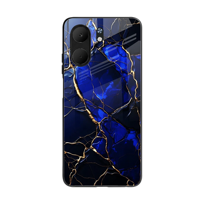 Sapphire Royal back phone cover | glass case for oppo a5x 5g