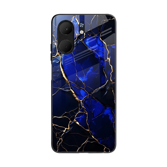 Sapphire Royal back phone cover | glass case for oppo a5x 5g