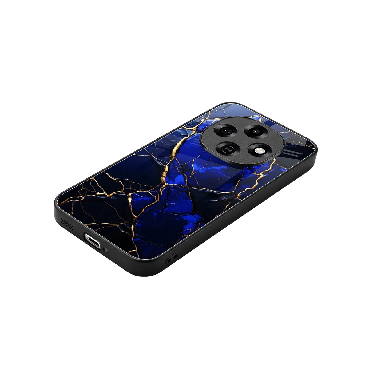 Sapphire Royal stylish phone case for oppo f31 pro 5g | glossy glass and slim fit